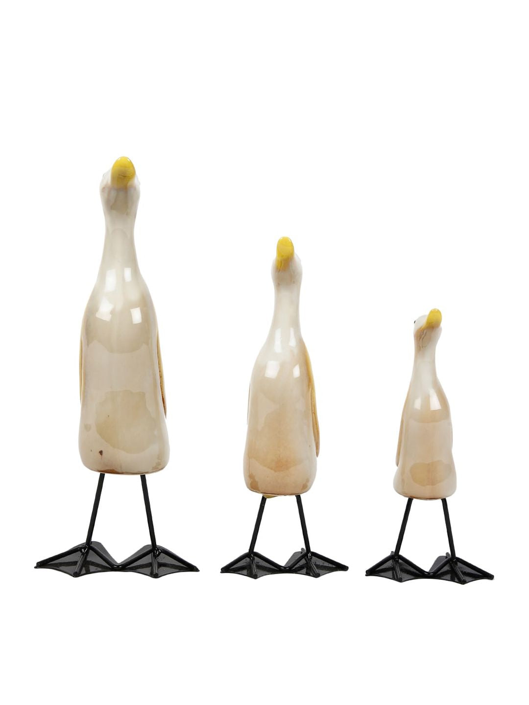 Elegant Duck Sculpture Set - Cozy Home Decor