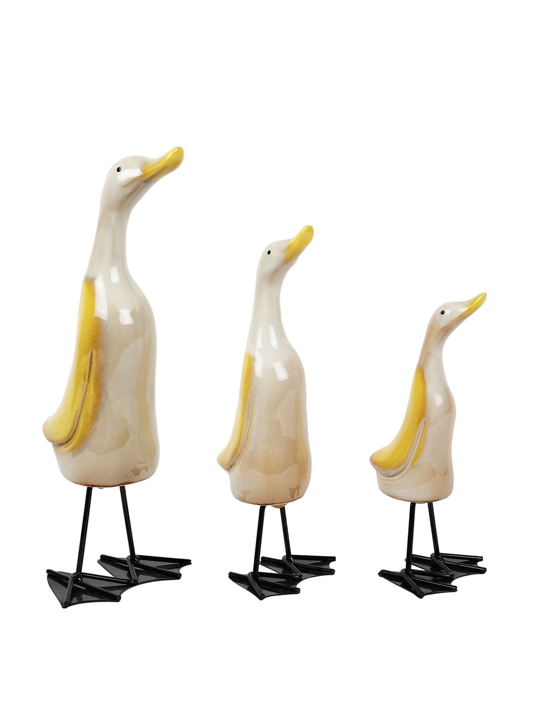 Elegant Duck Sculpture Set - Cozy Home Decor