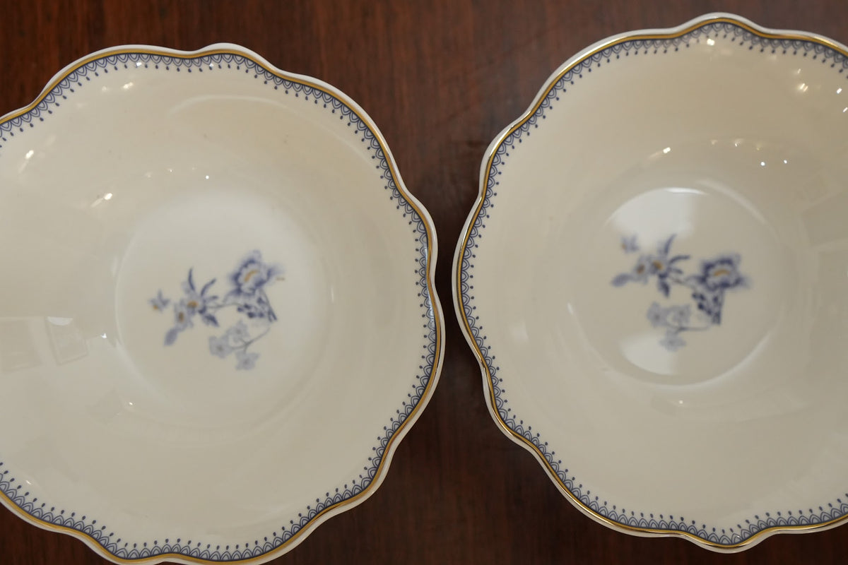 Blue Meadow Ceramic Katori Bowl Set of 2