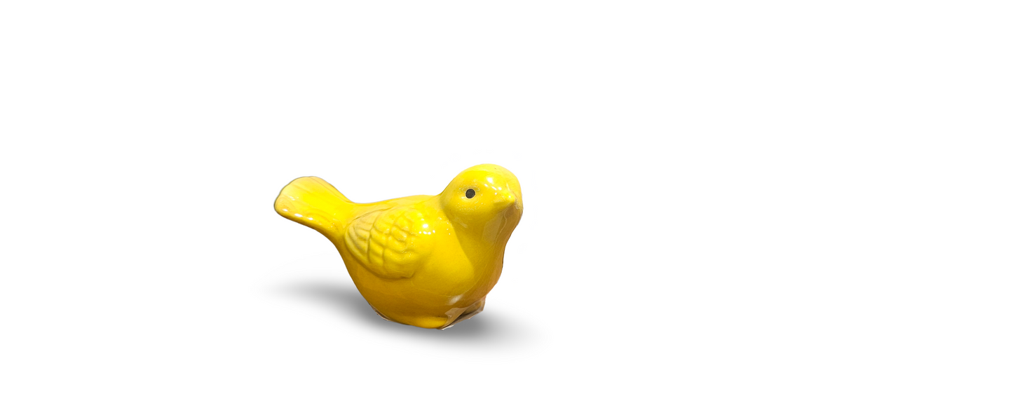 Chirpy Charm - Ceramic Bird Figurine Collection 4 Pieces