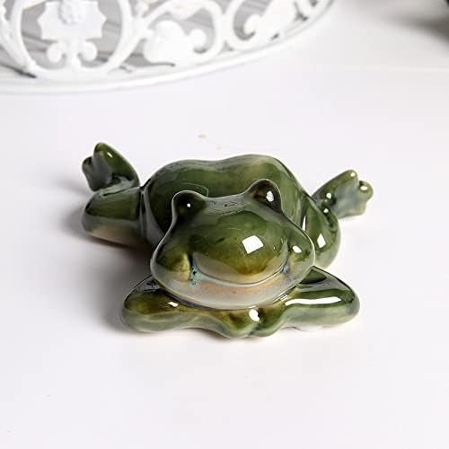 Set of 6 Ceramic Frog Bros – Playful Home Decor Accents