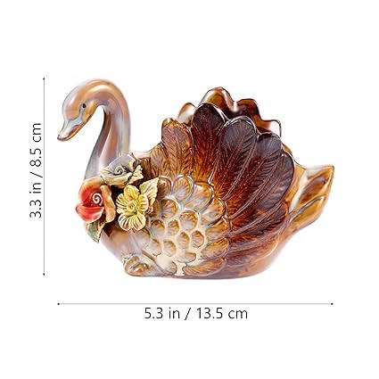 Ceramic Duck Set | Home Decor | Multi Purpose Storage Duck(Set of 2 pc)