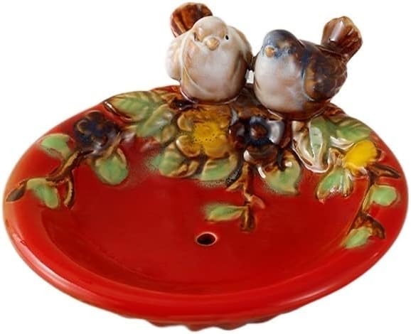 Lovebirds on Bloom – Handcrafted Ceramic Decorative Dish