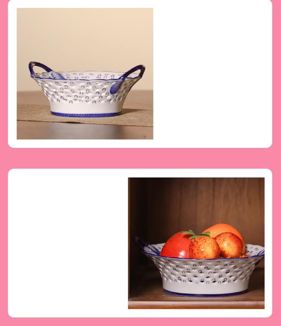 The Blue Bloom Oriental Handcrafted Bowl | Extra Small