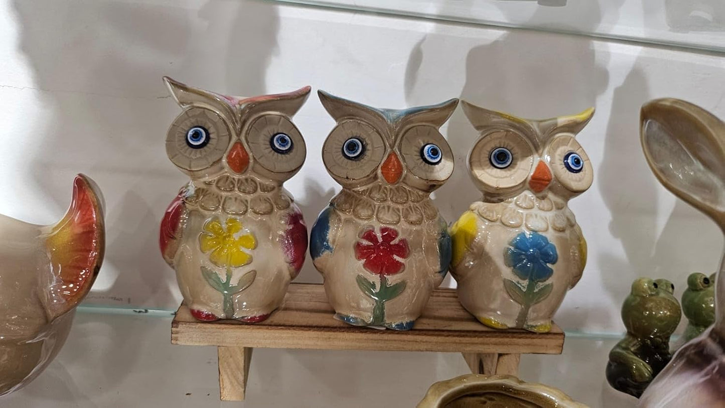 The Wise Owls, Set of 3