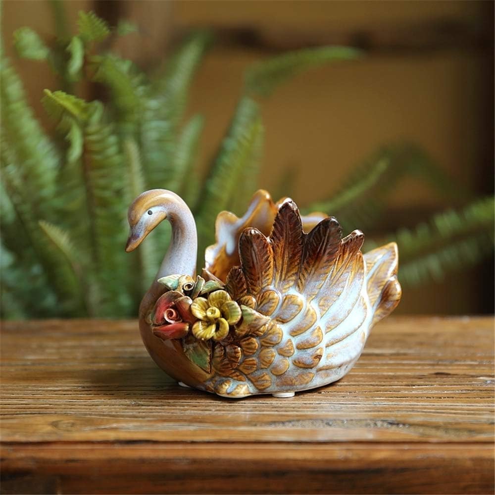 Ceramic Duck Set | Home Decor | Multi Purpose Storage Duck(Set of 2 pc)