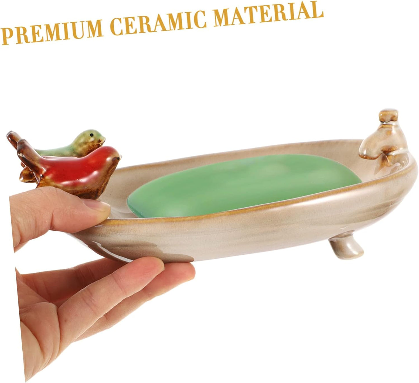 Rustic Bird Bathtub Soap Dish