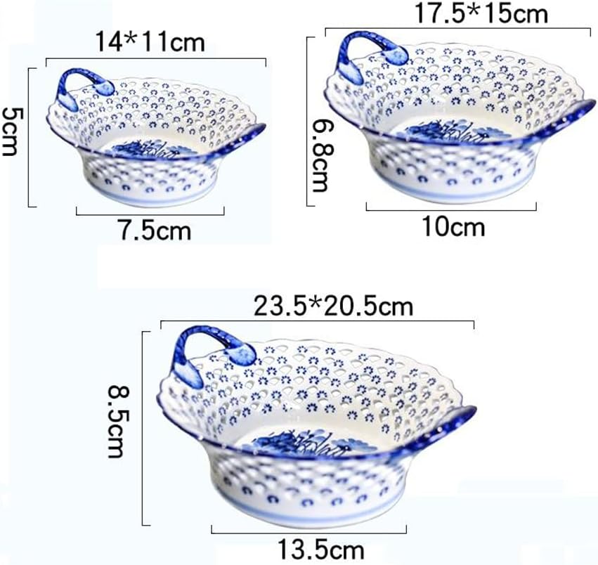 The Blue Bloom Oriental Handcrafted Bowl | Small