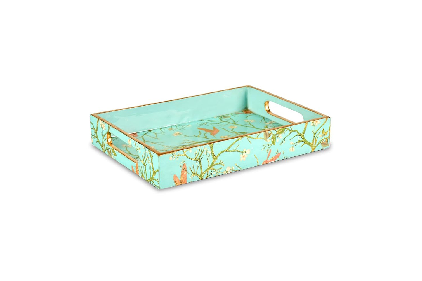 Aqua Aviary Serving Trays