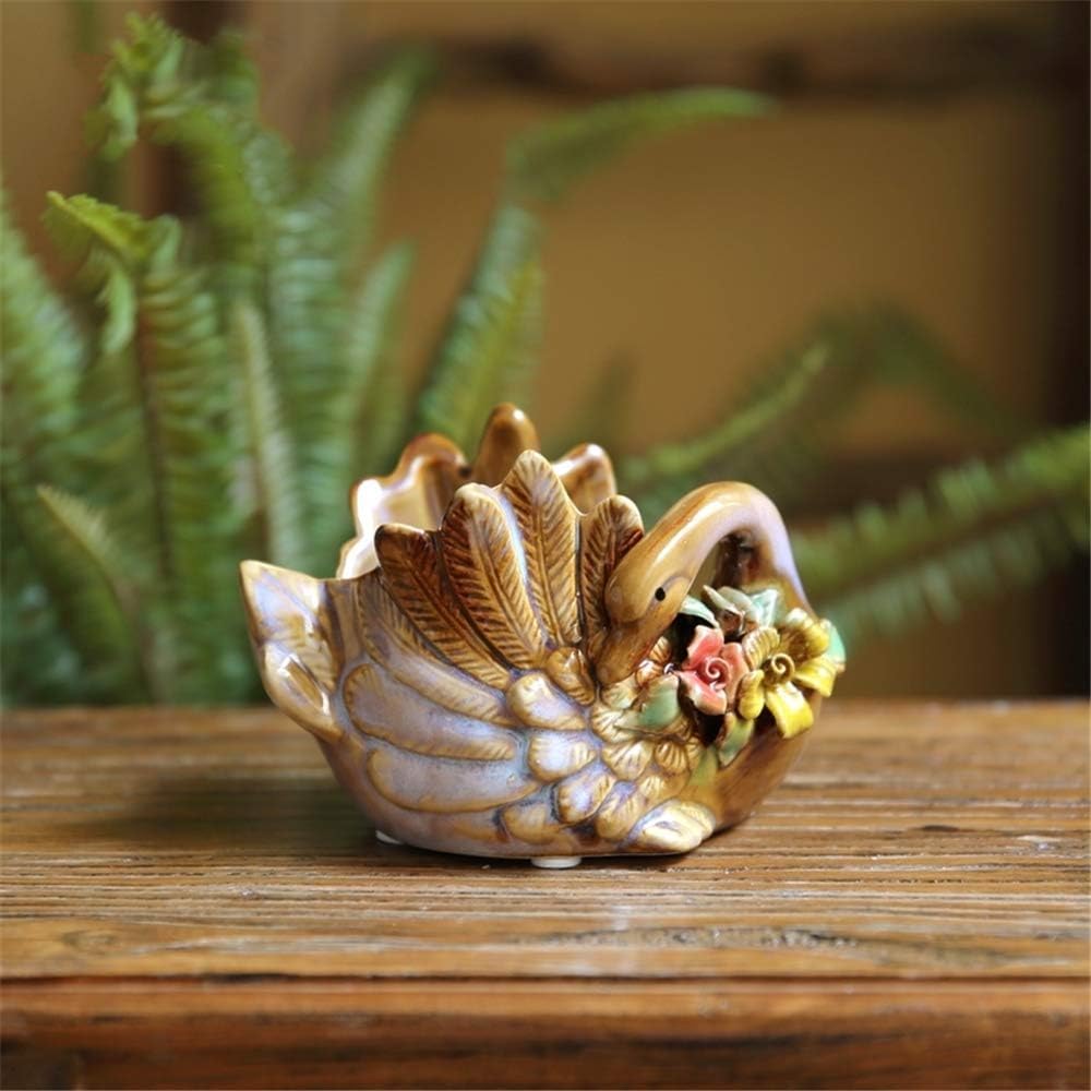 Ceramic Duck Set | Home Decor | Multi Purpose Storage Duck(Set of 2 pc)