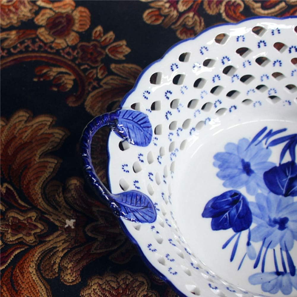 The Blue Bloom Oriental Handcrafted Bowl | Large