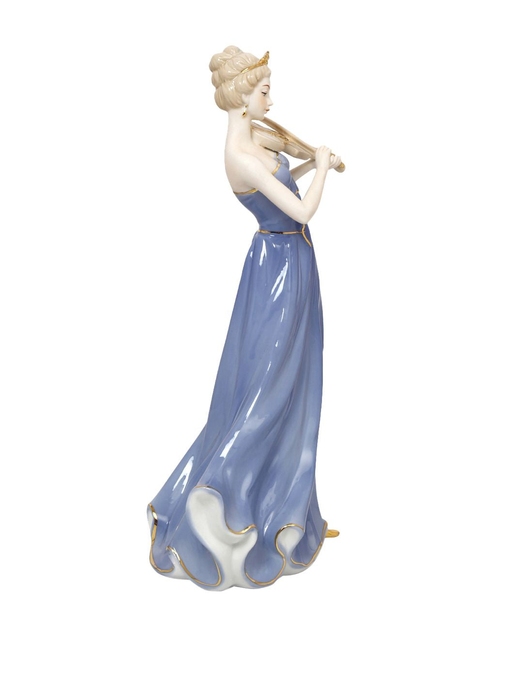 Antique-Inspired Porcelain Beauty - Victorian Lady Statue