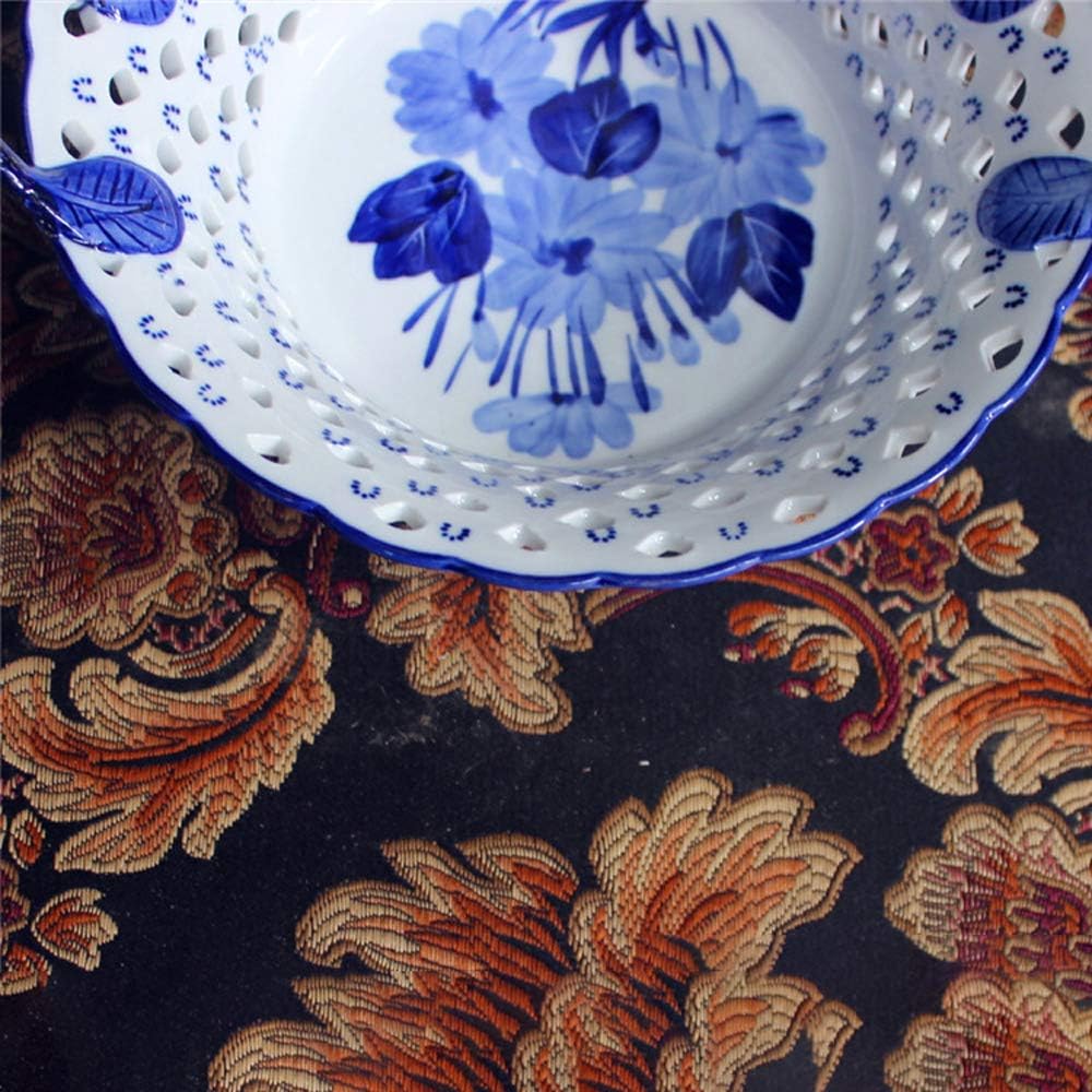 The Blue Bloom Oriental Handcrafted Bowl | Large