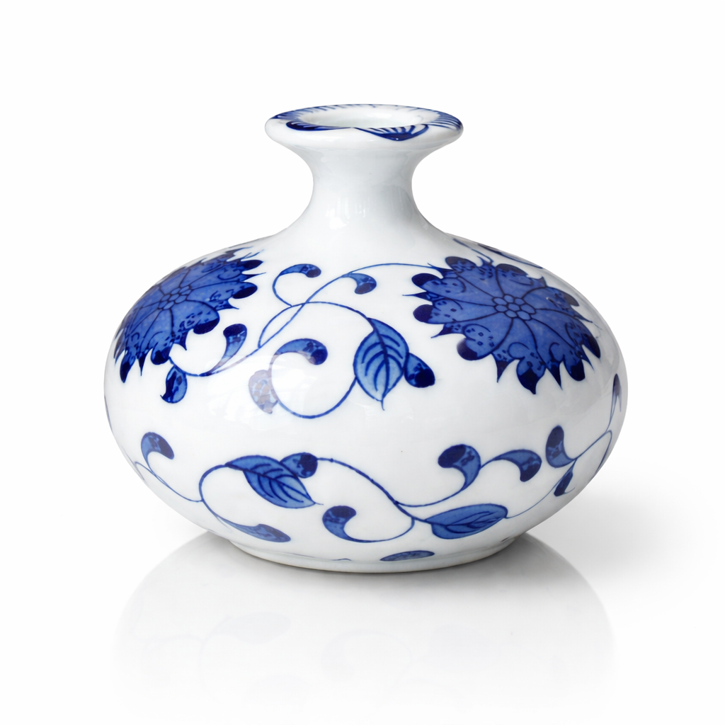 Blue & White Porcelain Collection - Mini Bud Vase