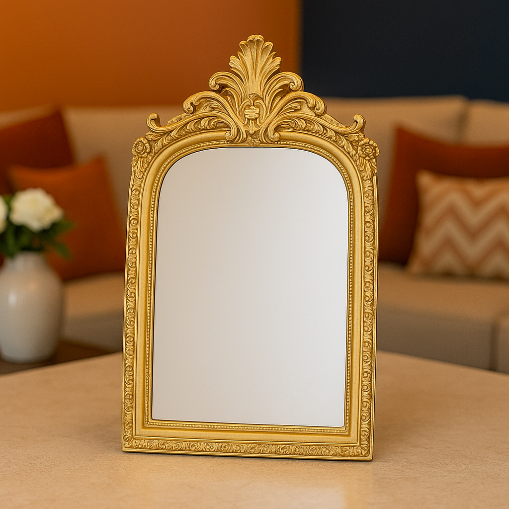 Royal Golden Ornate Mirror