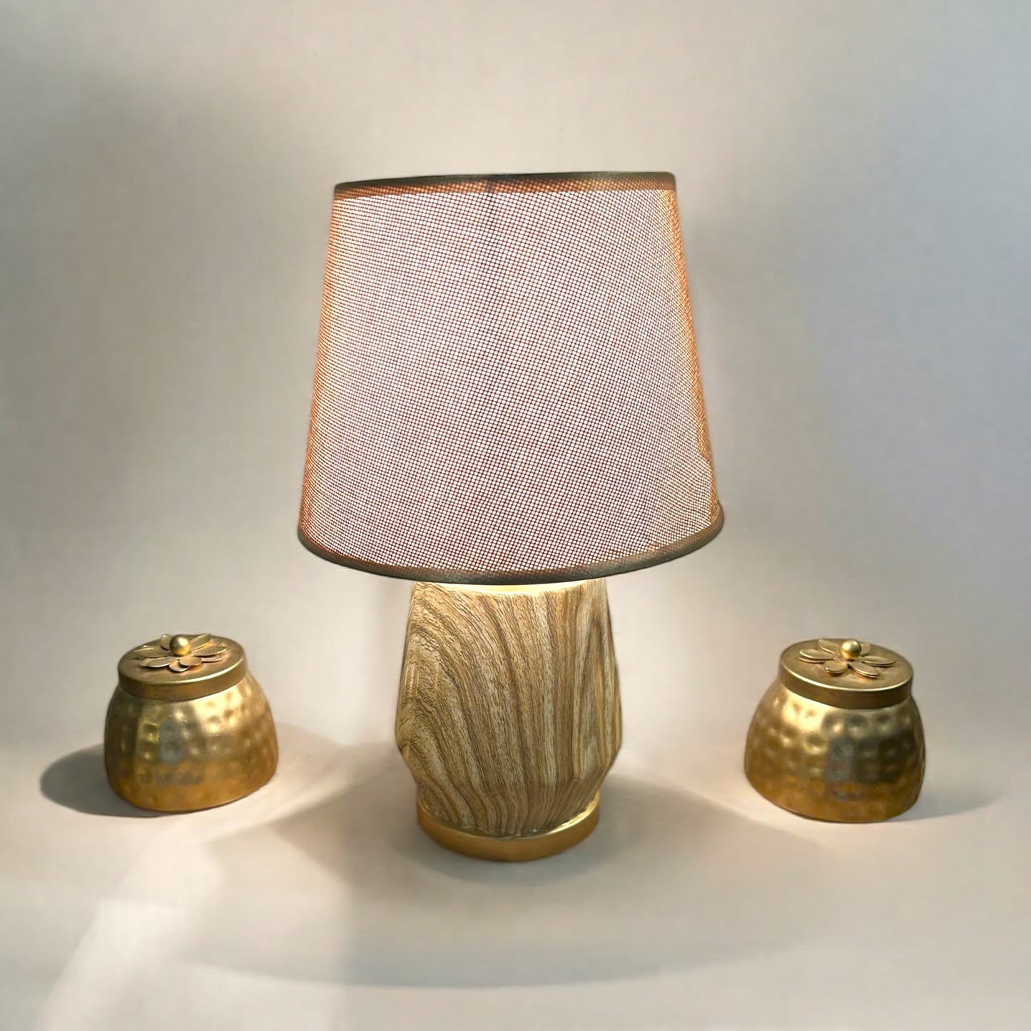 CozyAura Wooden Table Lamp