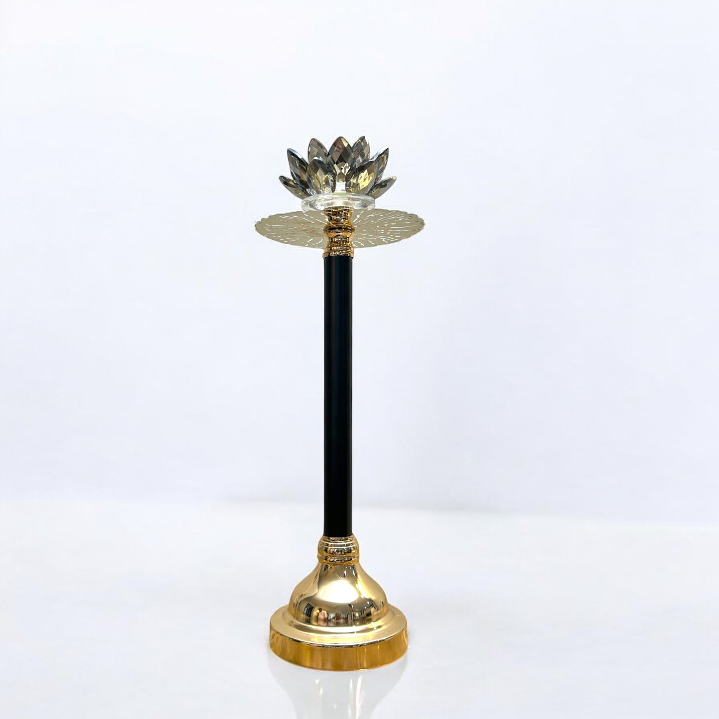 Luxurious Golden Crystal Lotus Decorative Article - Large