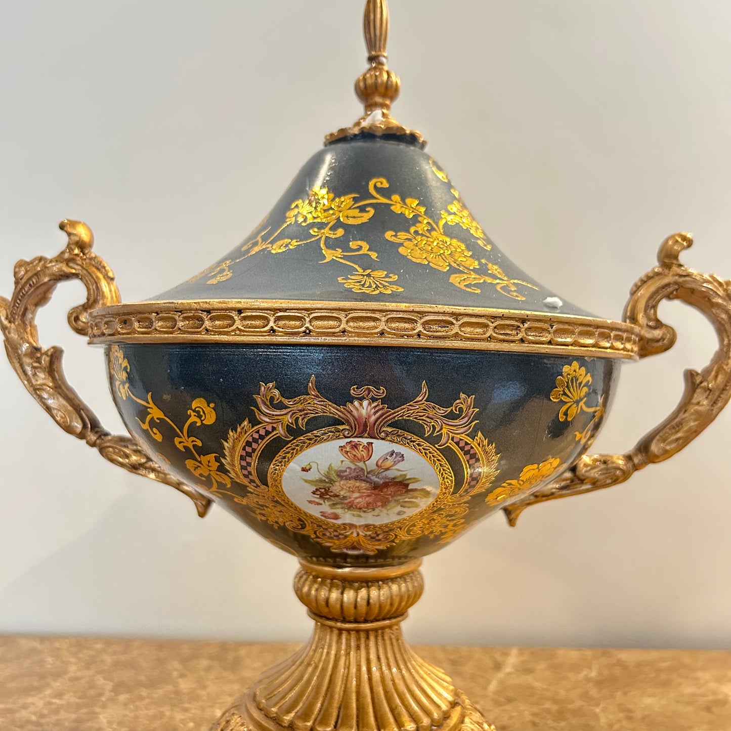 Rococo Style Decorative Urn Vase