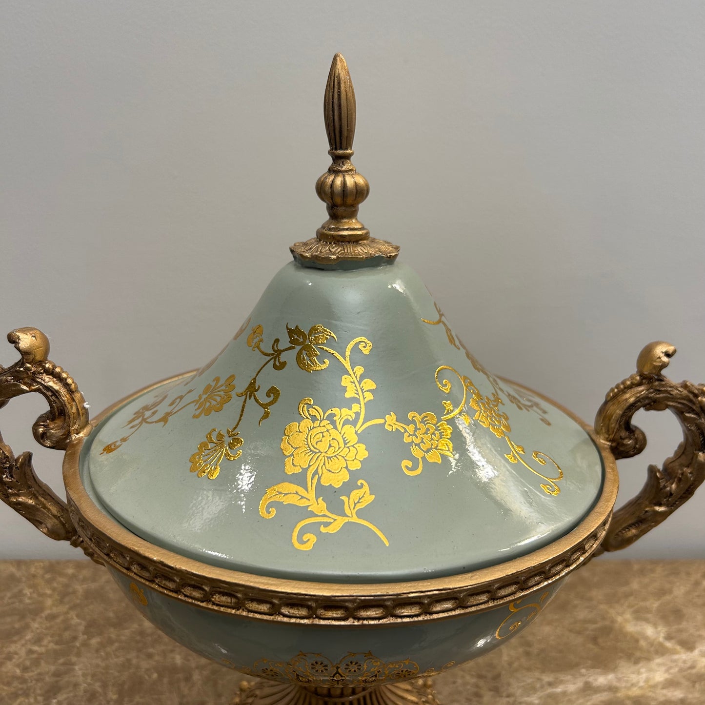 Pastel Green Decorative Vase