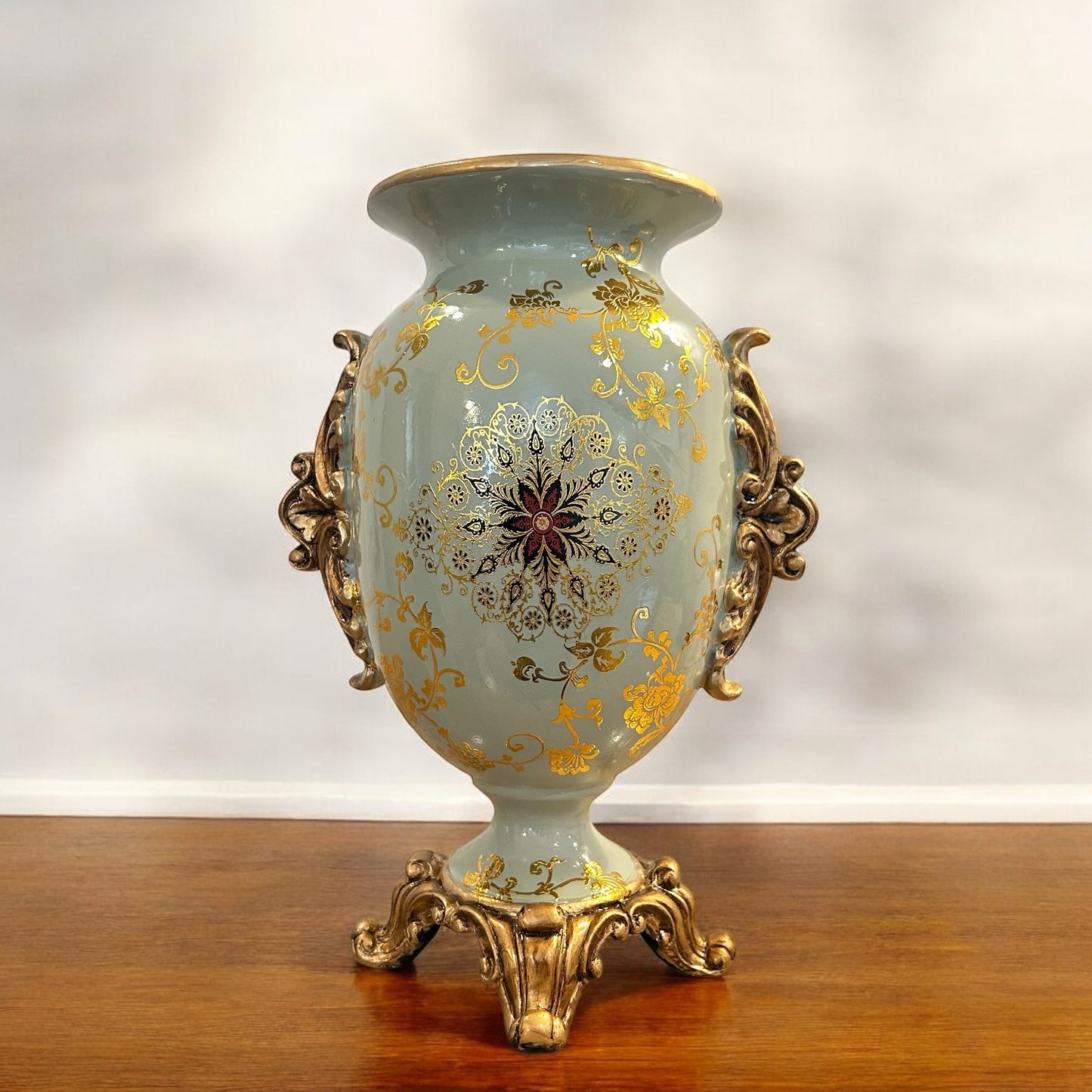 Pastel Green Decorative Vase