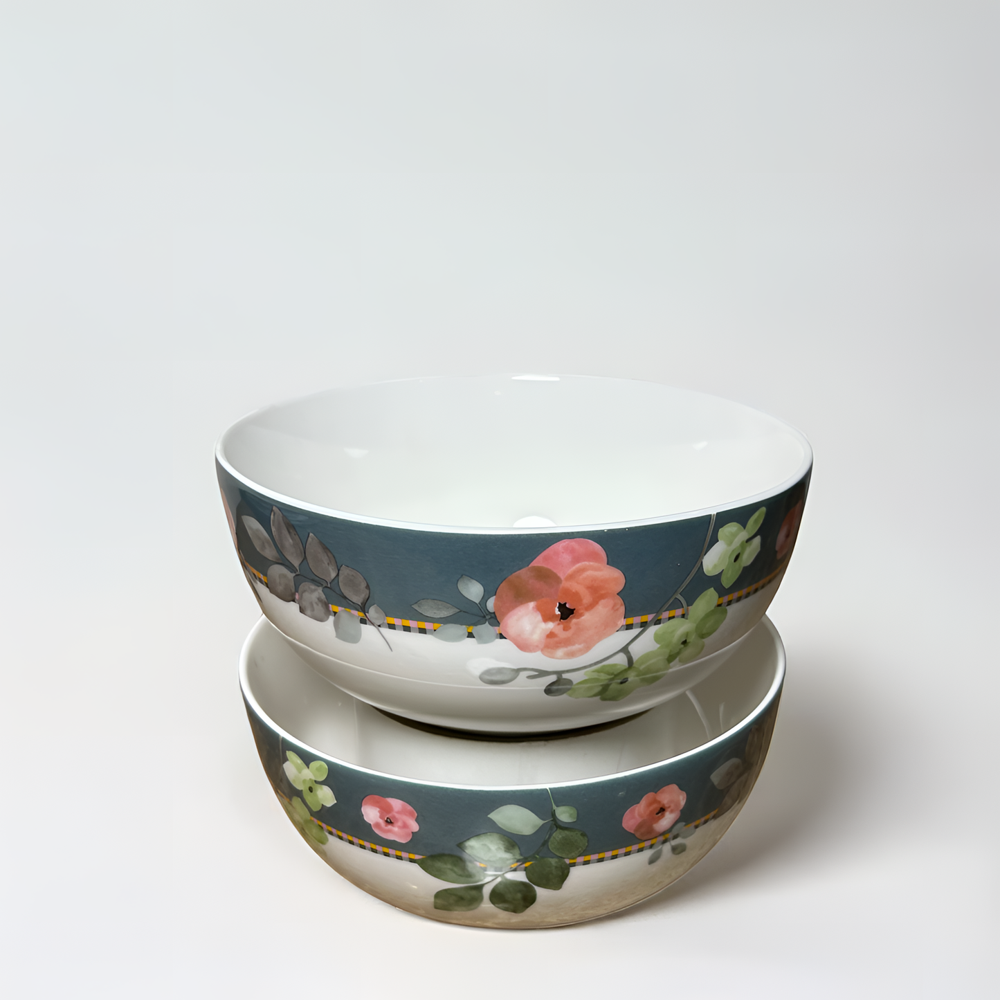 Farmhouse Chic Floral Dinnerware - Curry Bowl