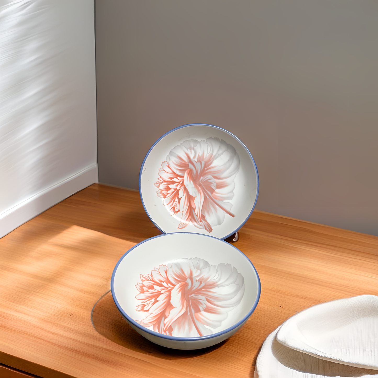 Charming Peony Print Serveware - Dip/Sauce Bowl | Set of 3