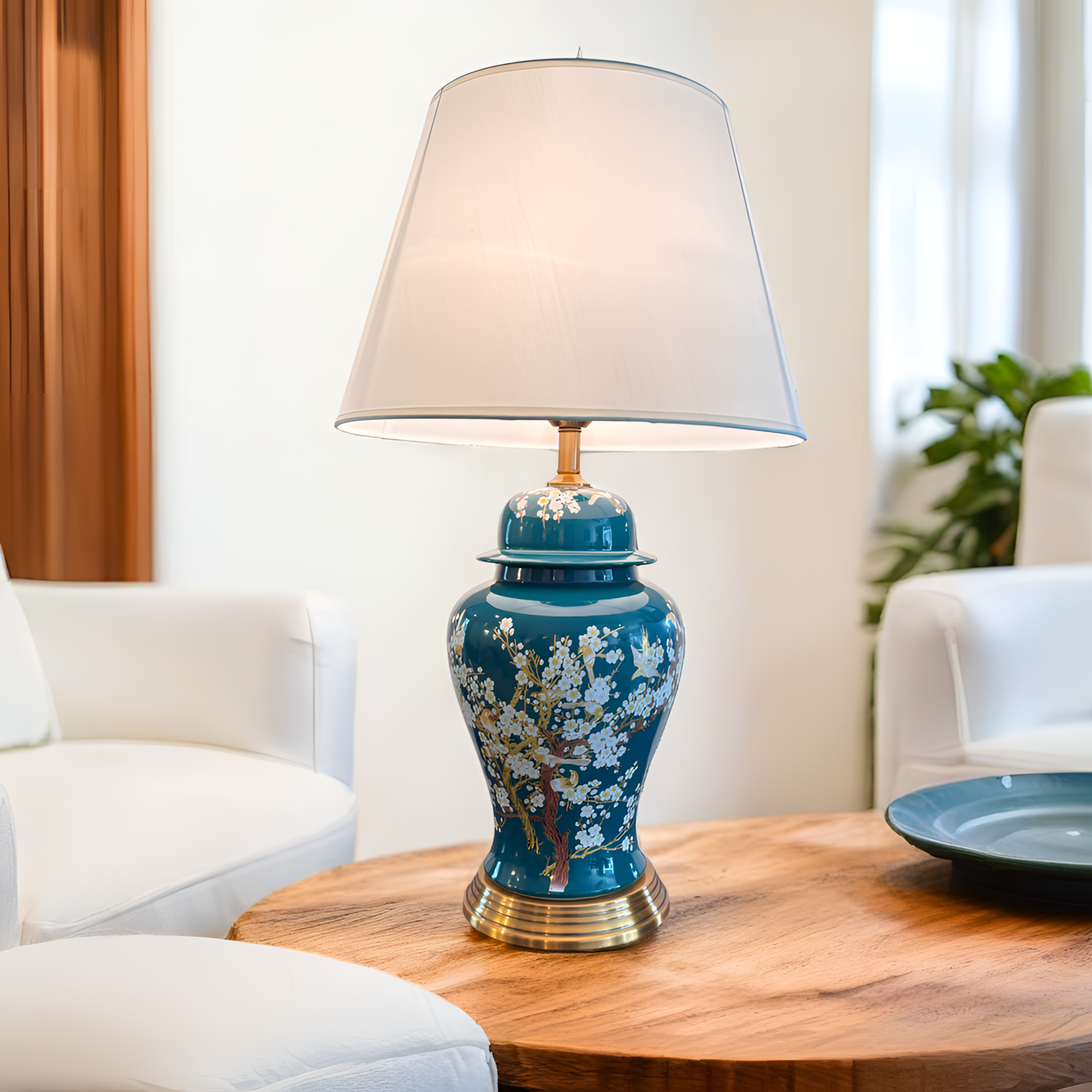 Glow & Luxe Porcelain Luxury Table Lamp
