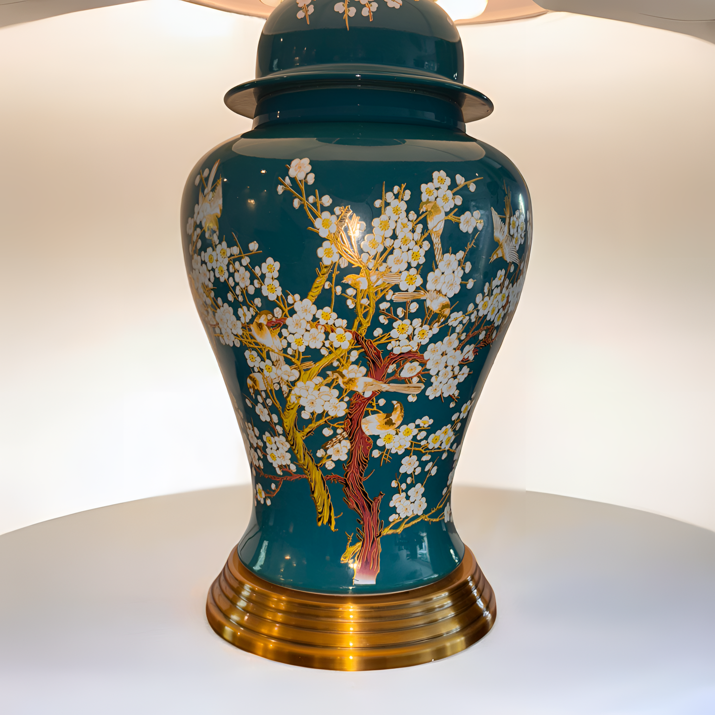 Glow & Luxe Porcelain Luxury Table Lamp
