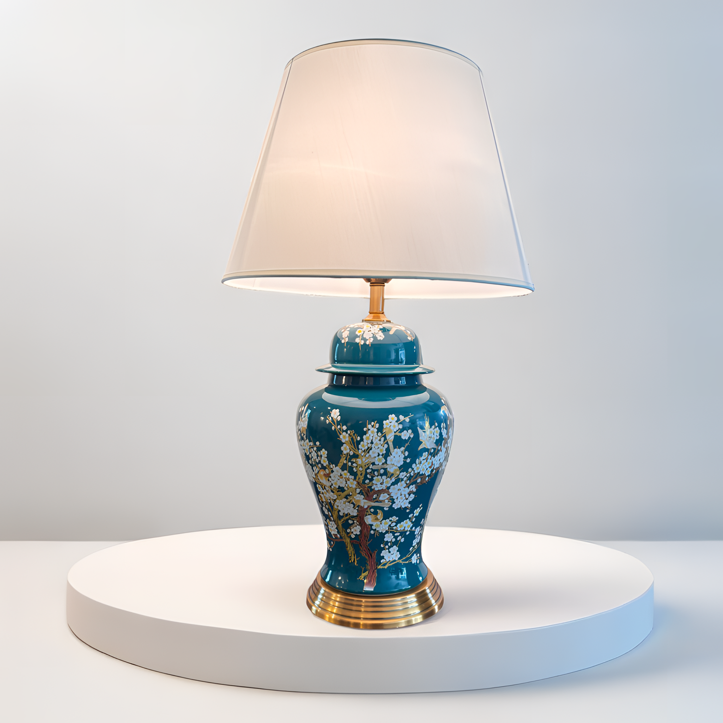 Glow & Luxe Porcelain Luxury Table Lamp