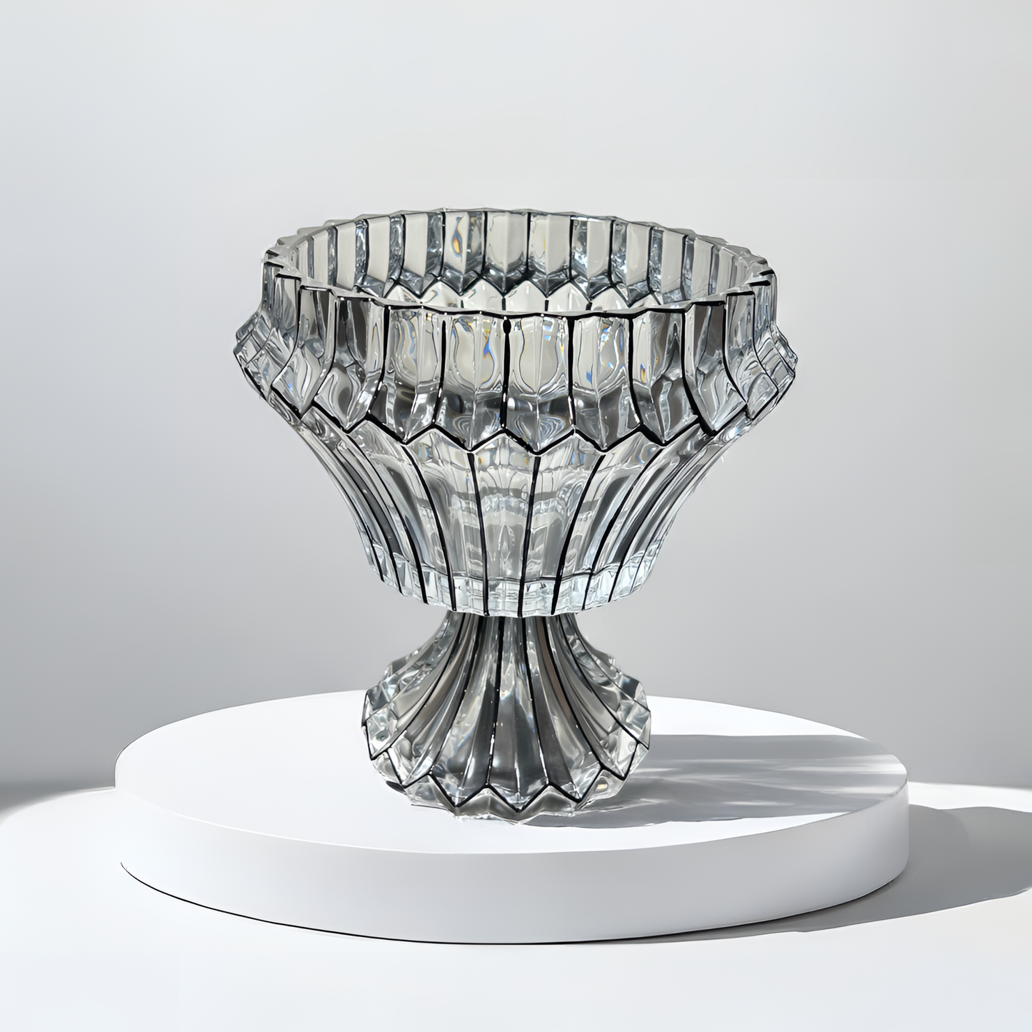 Luxury Crystal Pedestal Bowl