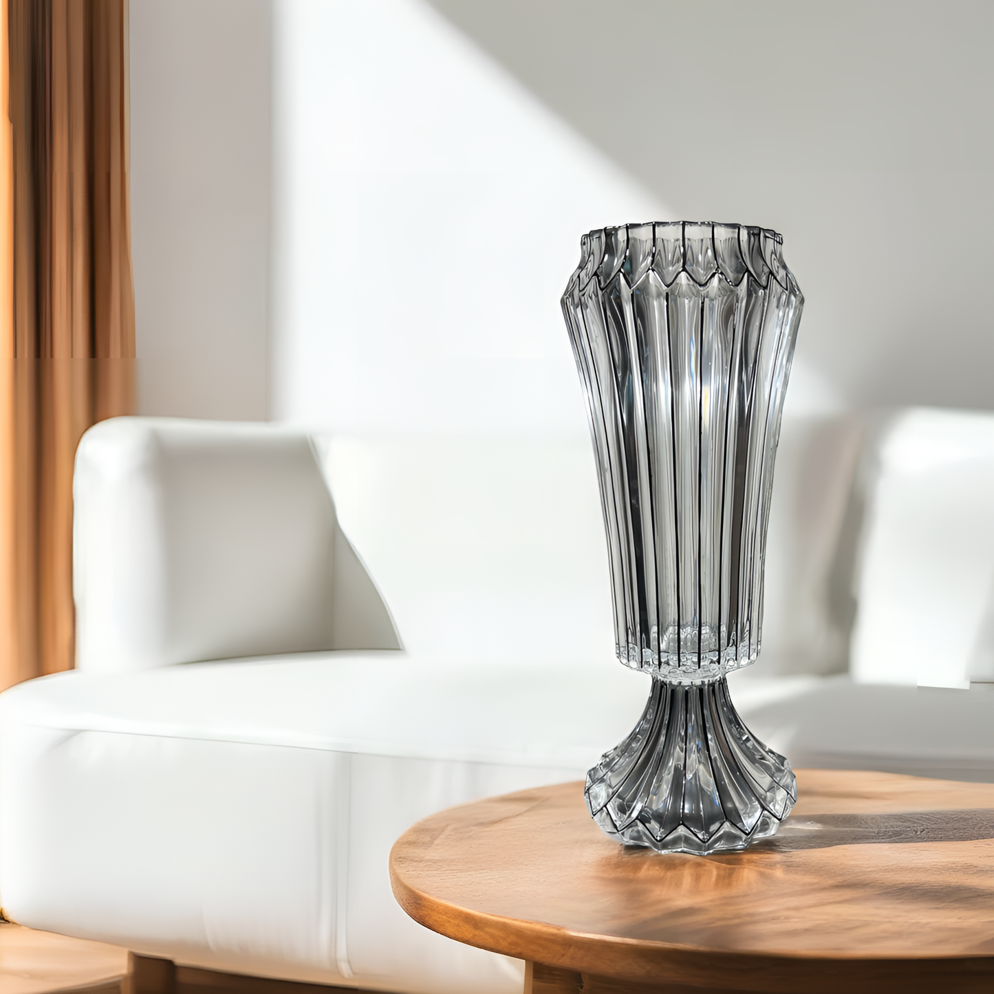 Luxury Crystal Vase on Pedestal (Medium)