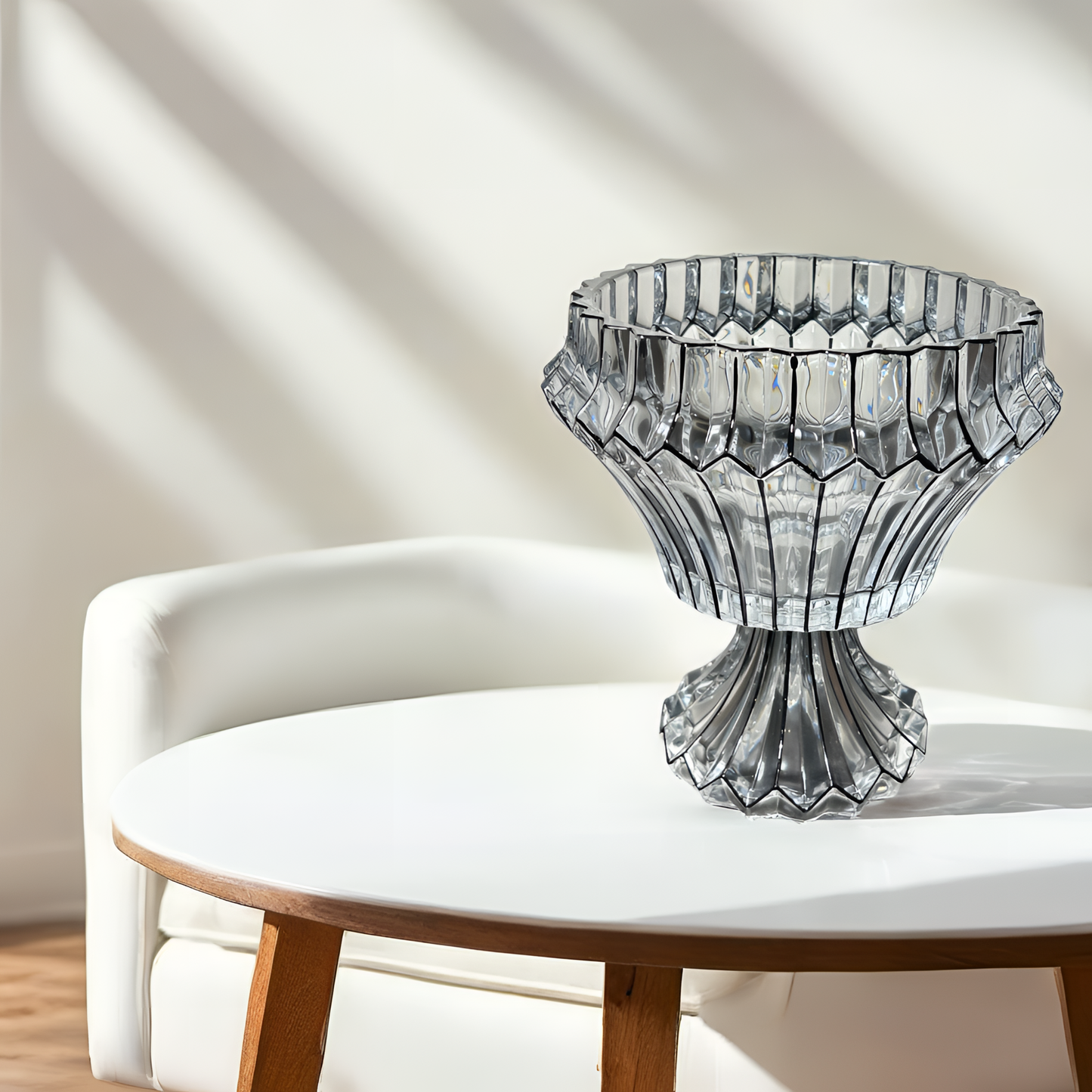 Luxury Crystal Pedestal Bowl