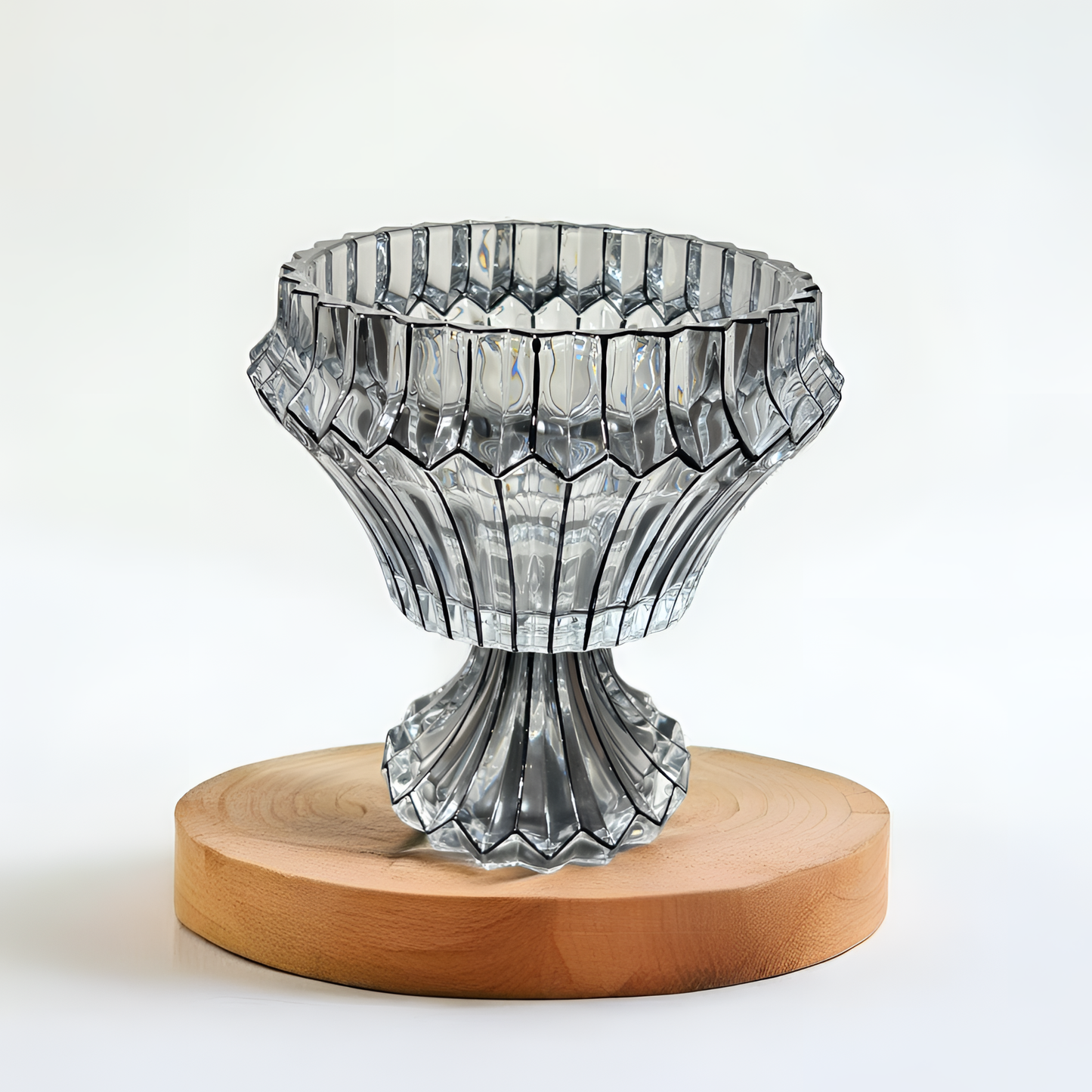 Luxury Crystal Pedestal Bowl