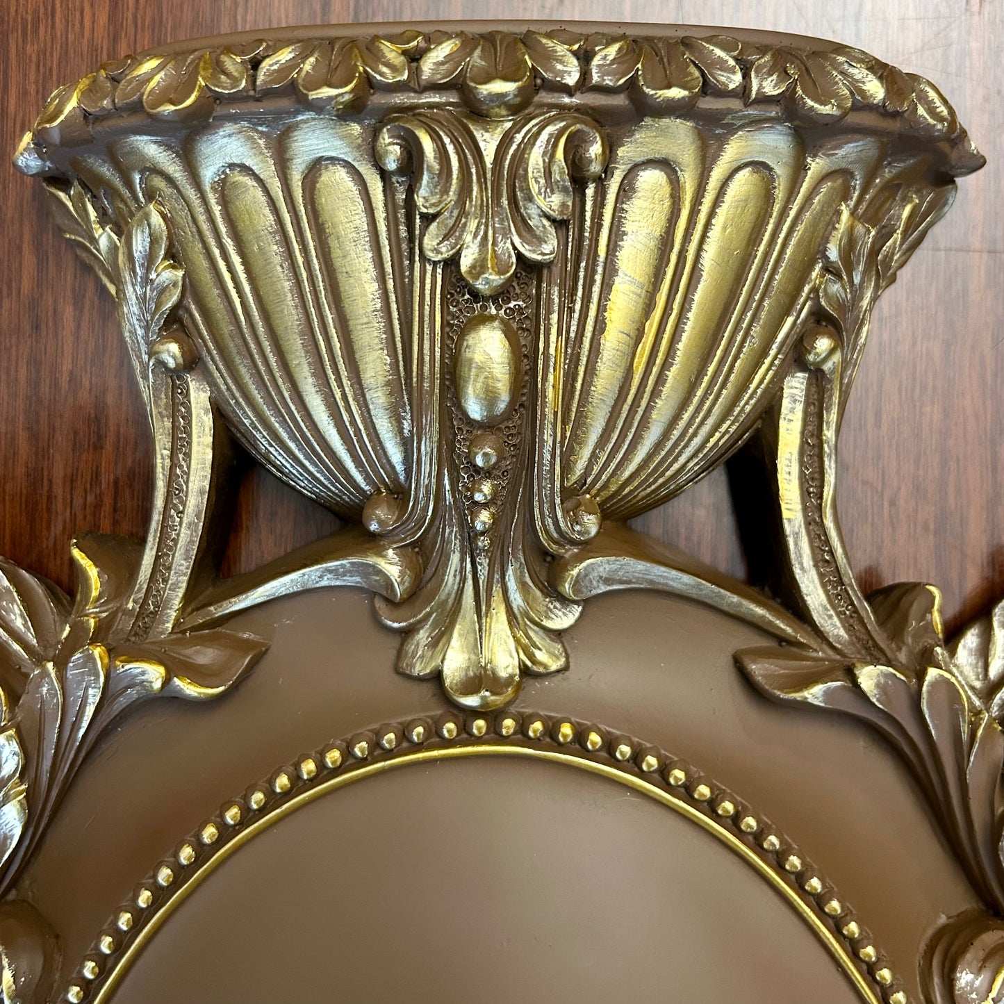 Luxury Golden Wall Decor with Deer Motif | Ornate Wall Hanging