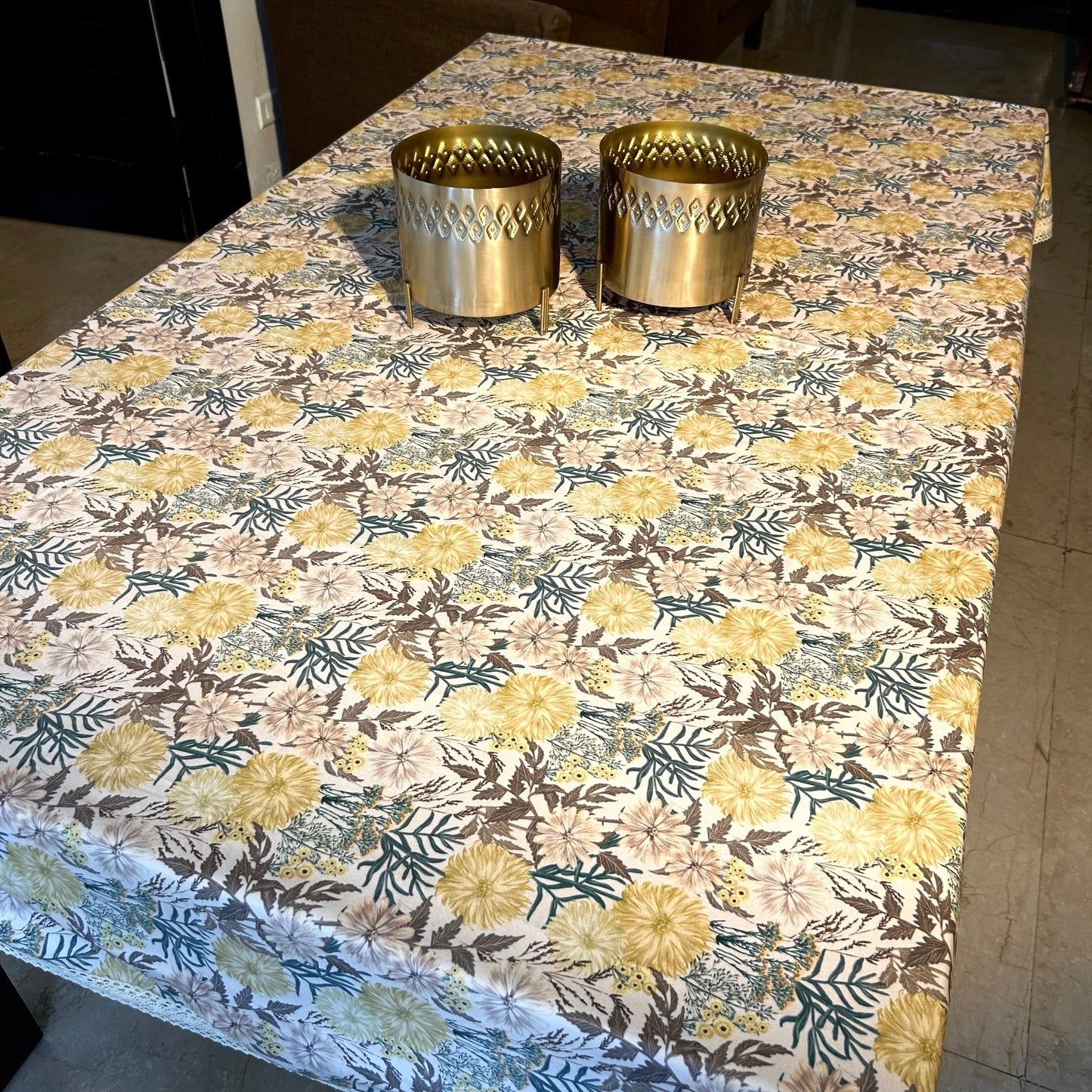 Vintage Bloom Covers Linen (6 seater rectangle)