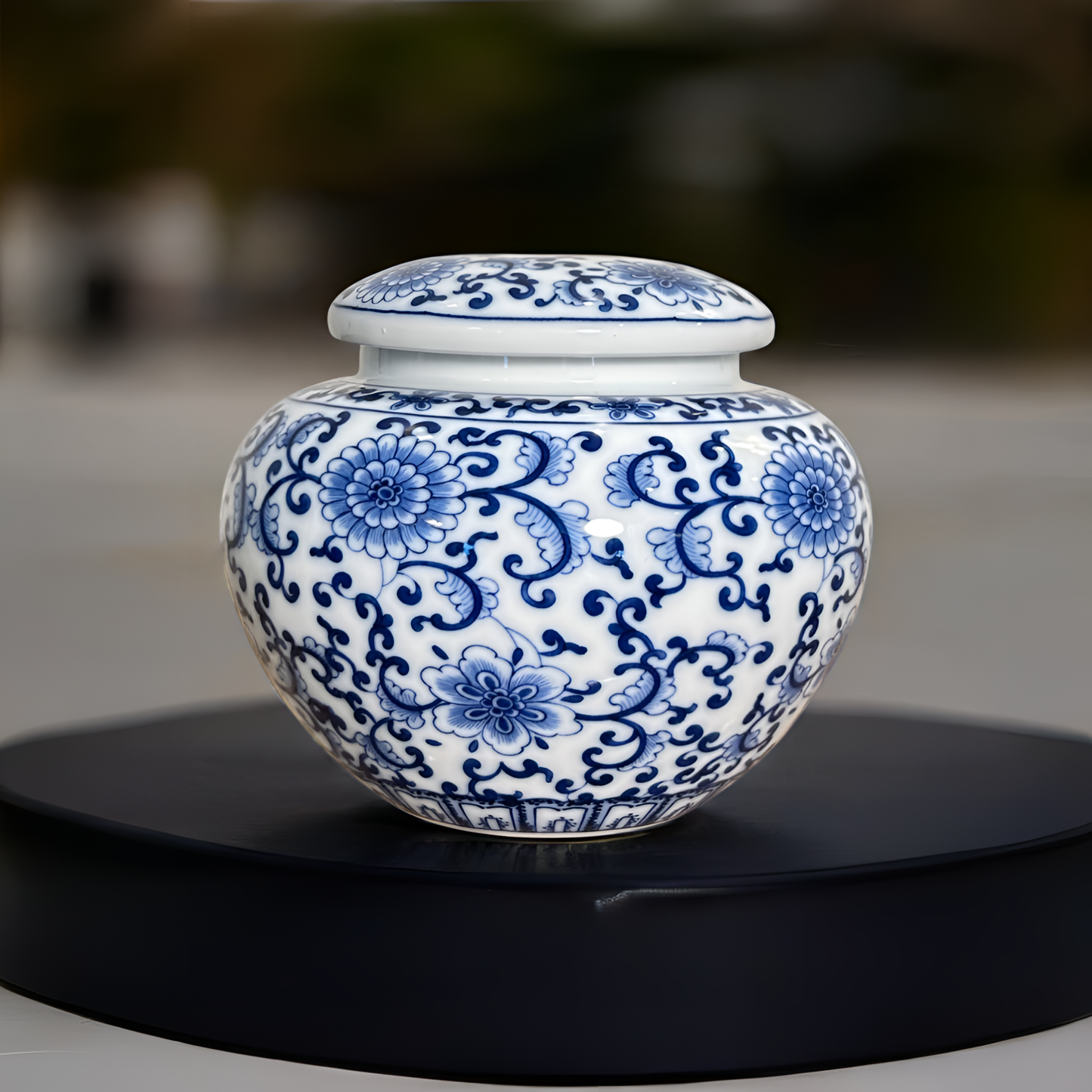 Ming Dynasty Aesthetic: Decorative Urn Jar (Medium)