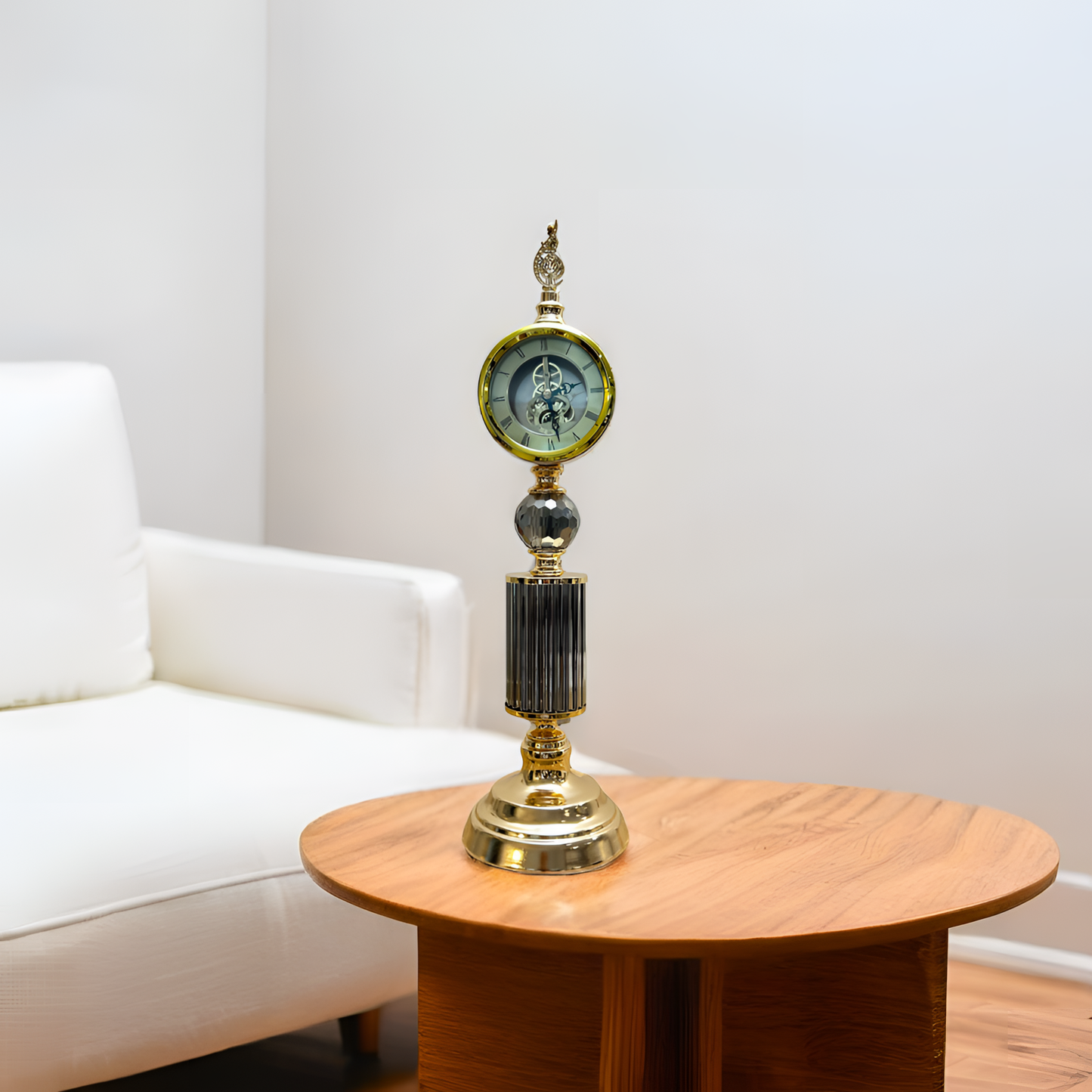 Luxurious Vintage-Inspired Ornate Table Clock