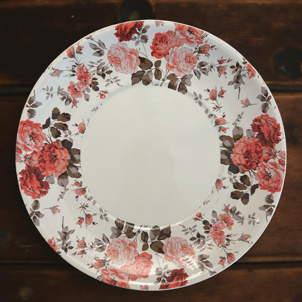 Decorative Oversized Floral Cup and Saucer Style – Ceramic Planter
