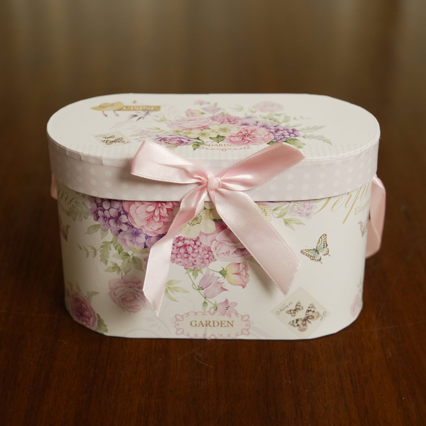 Bloom Garden Ceramic Mug Set of 2 with Luxury Round Gift Box