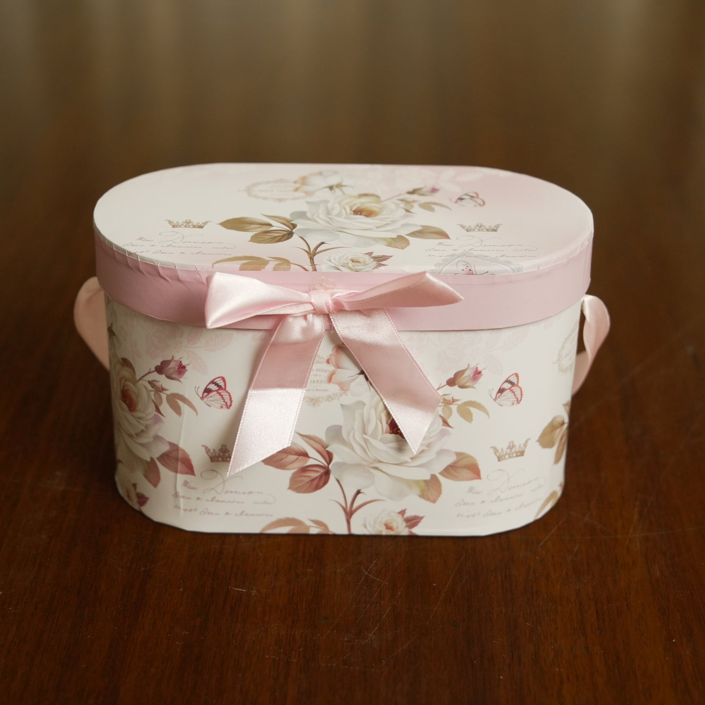 Ivory Rose Ceramic Mug Set of 2 with Luxury Oval Gift Box