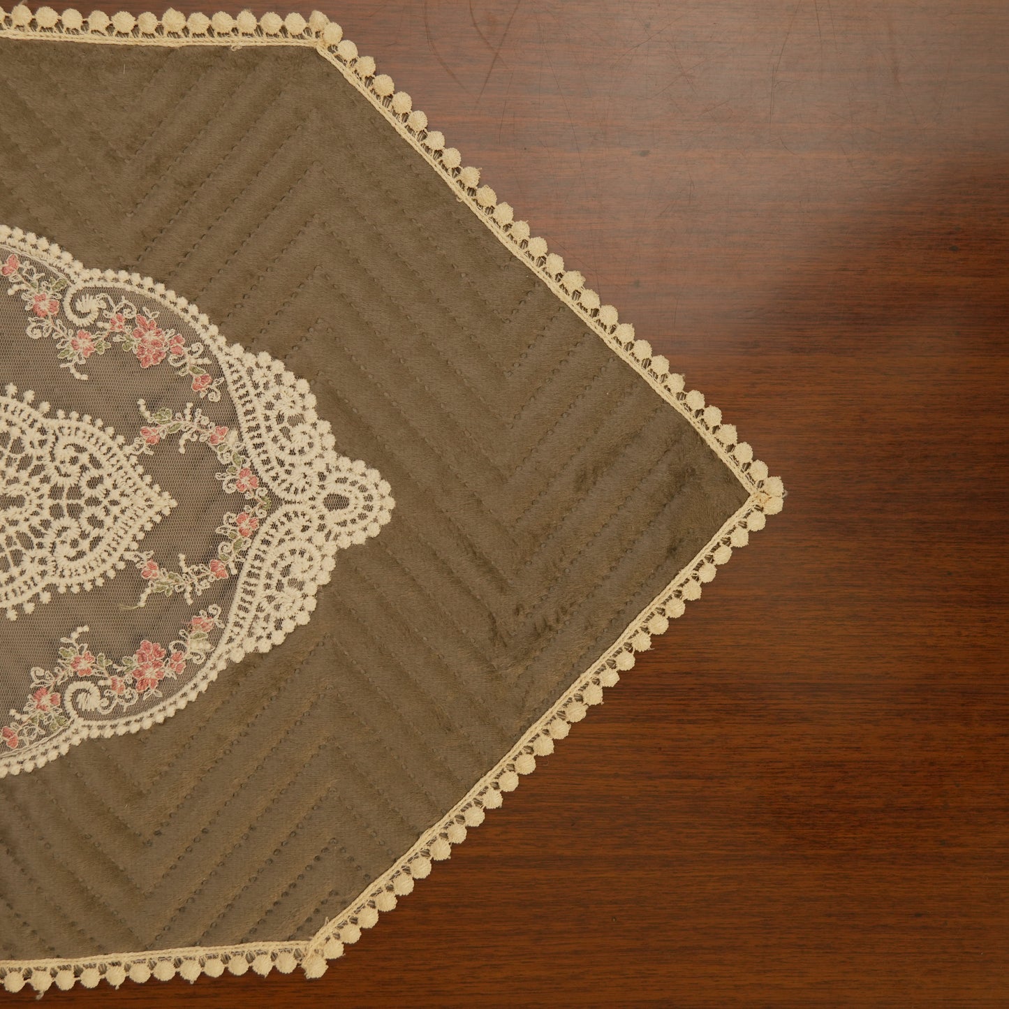Royal Chevron Lace Table Runner (Long)