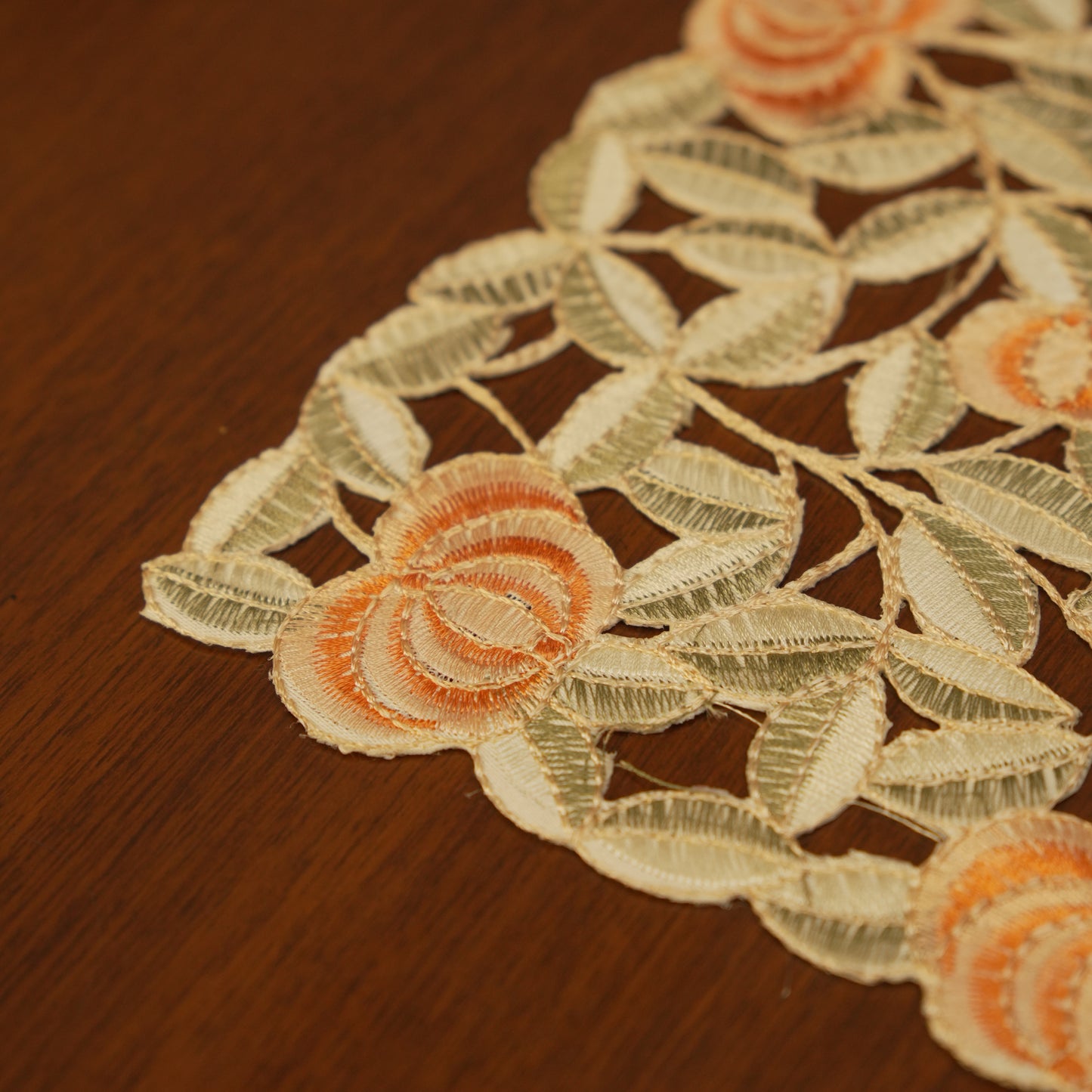 Amber Blossom Floral Table Mats (Set of 2)