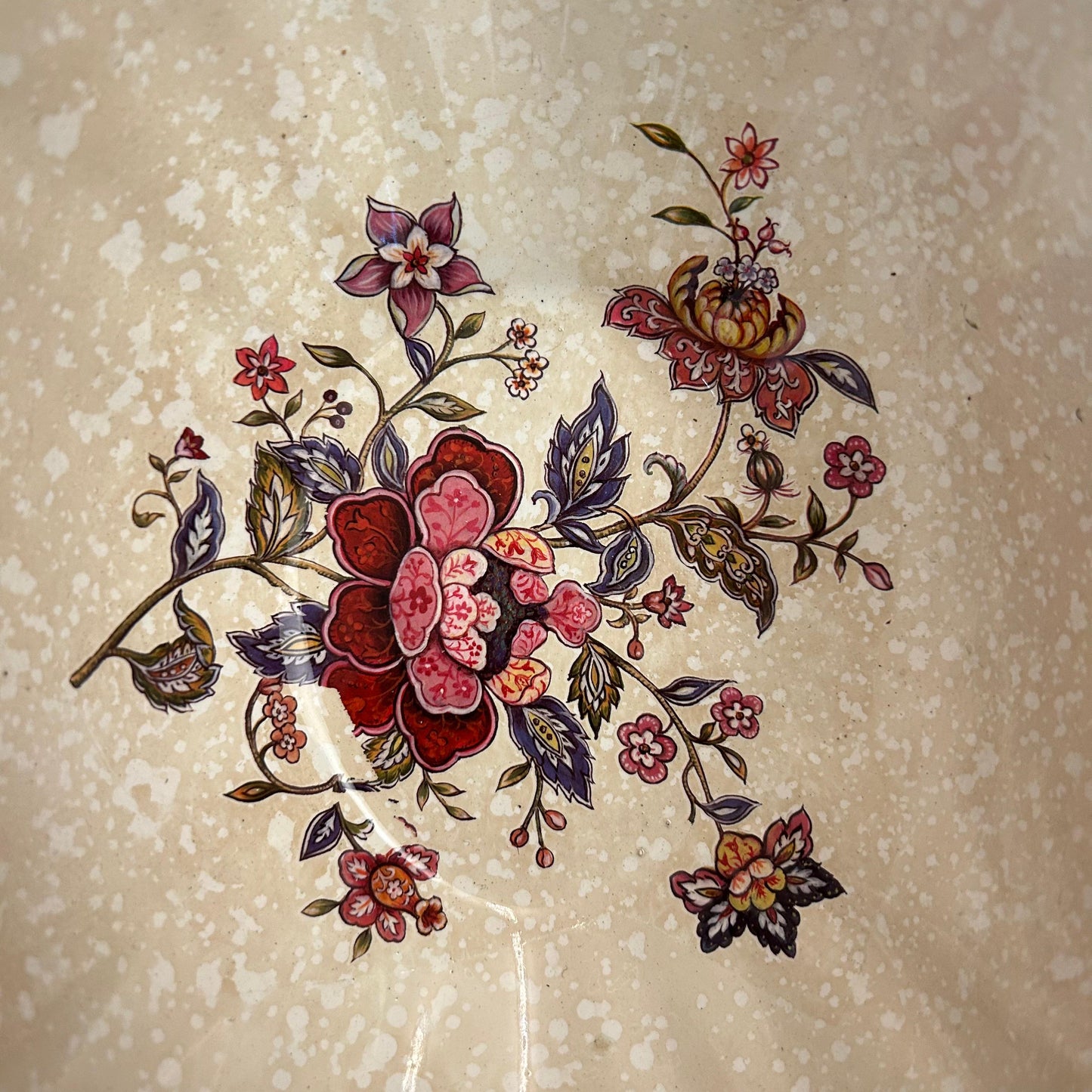 Elegant Ceramic & Gold Decorative Bowl