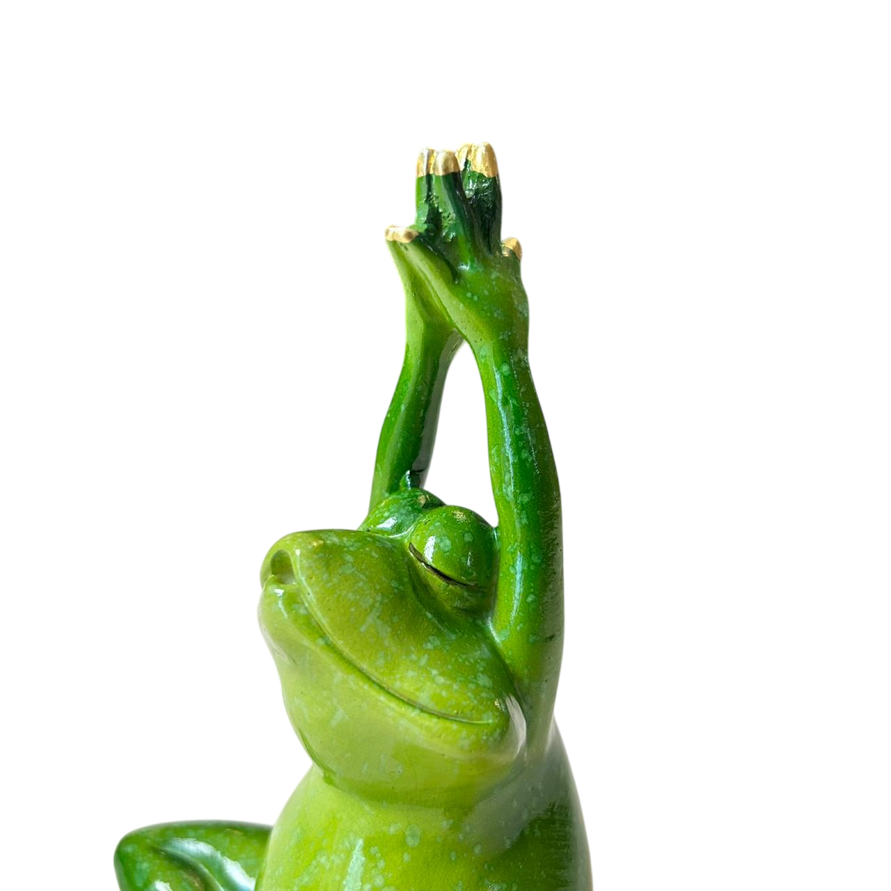 Yoga Frog Decorative Figurine