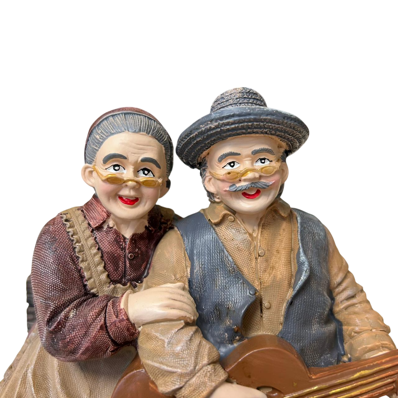 Vintage Grandparents Playing Guitar