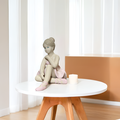 Graceful Ballerina Figurine – Small Pink
