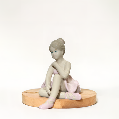 Graceful Ballerina Figurine – Small Pink