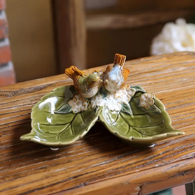 Ceramic Dual Bird Bowl Set