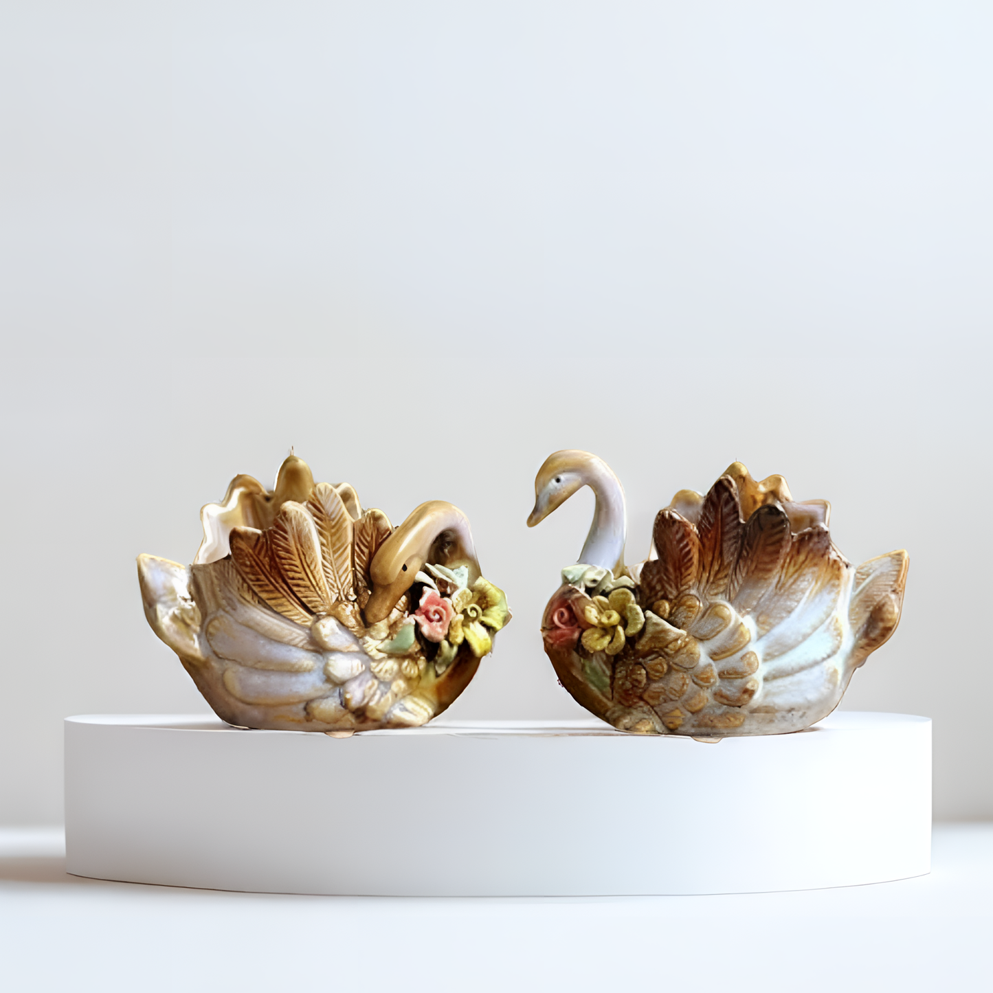 Ceramic Duck Set | Home Decor | Multi Purpose Storage Duck(Set of 2 pc)