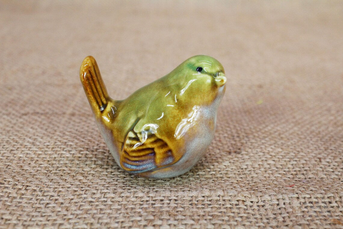 Seasonal Ceramic Song birds, Set of 6